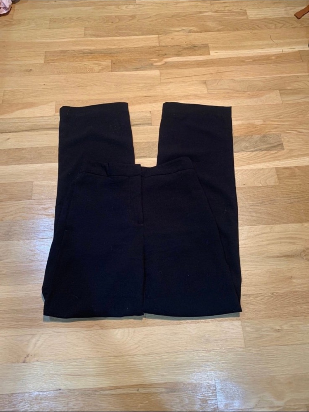 H&M Black Straight-Leg Ponte Pants